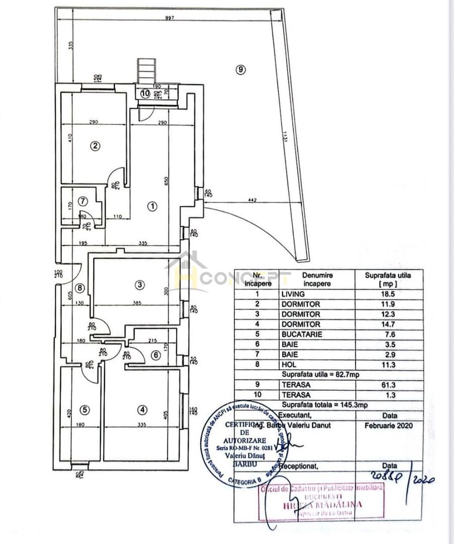 Apartament 4 camere mobilat Sisesti parter curte 63 mp comision 0% - Poză 15