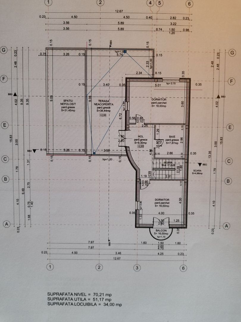 Proiect casă cu mansardă în construcție Micălaca - Poză 5