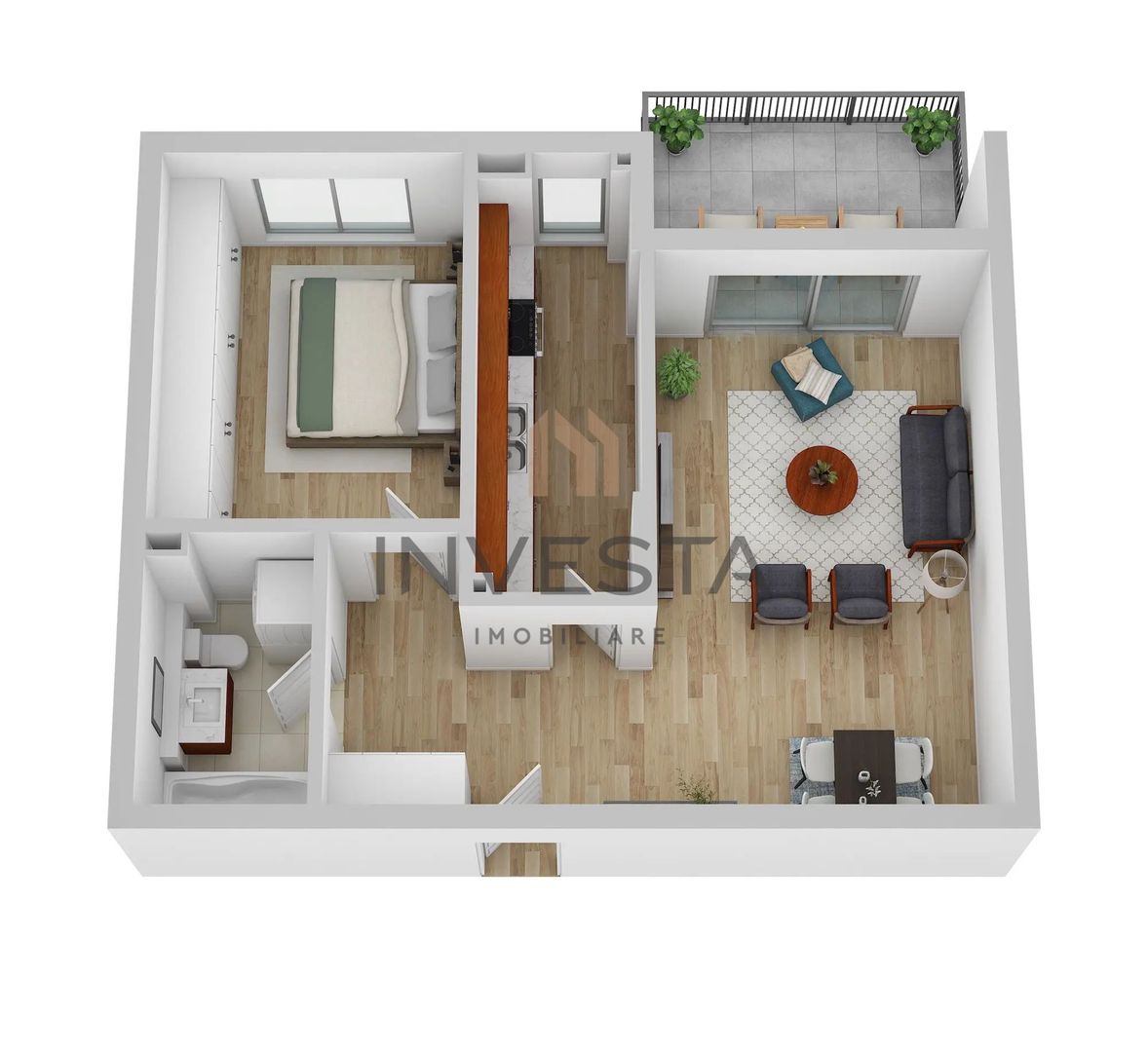 Apartament 2 camere decomandat, Constructie Premium, Andrei Muresanu! - Schiță 6