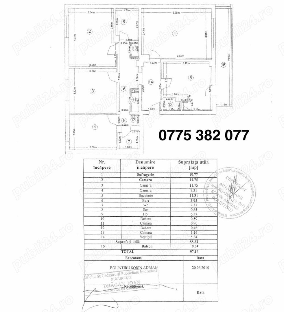 Apartament 4 camere Pridvorului langa parc, 97mp, 2 bai centrala 2 locuri parcare, izolat termic - Poză 8