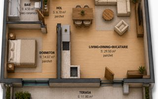 Apartamente cu 1-2-3-4 camere, parcare | Bloc Nou Traian Vuia Pod IRA - Poză 6
