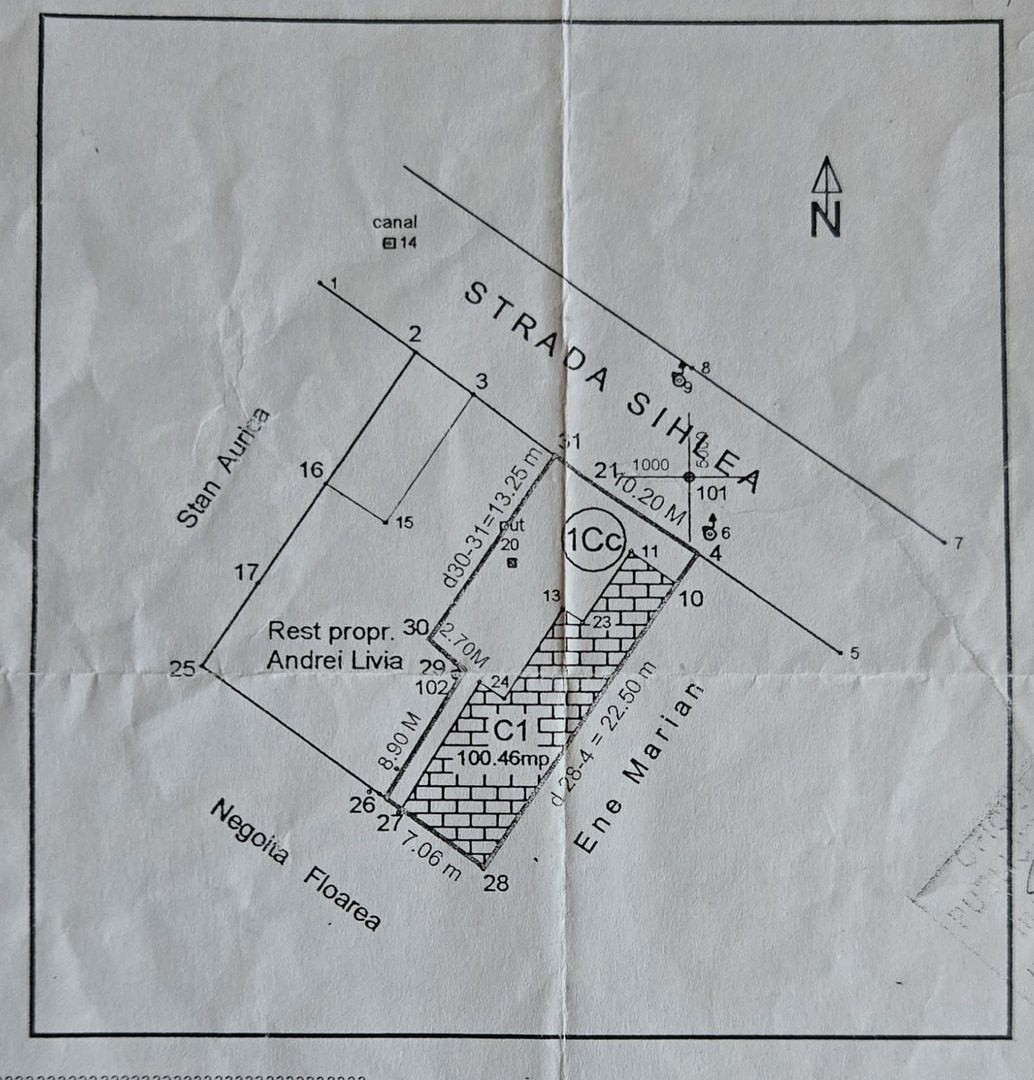 TEREN 300MP cu construcție existenta-Voluntari Str.Sihlea zona case - Poză 5