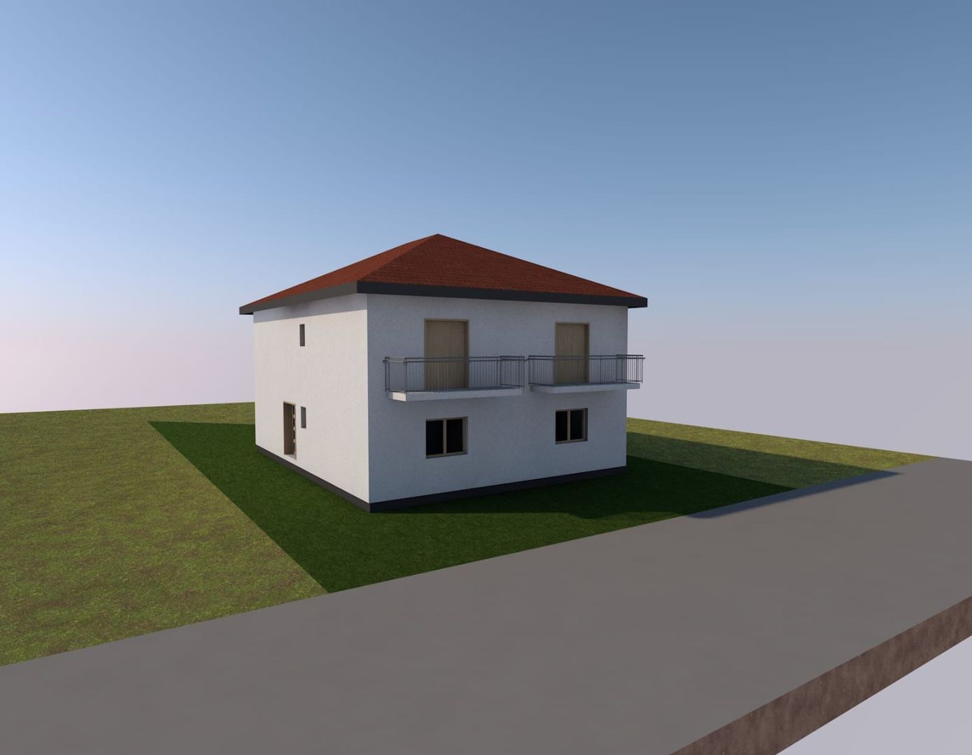 Duplex semifinisat, zona Fagului - Poză 1