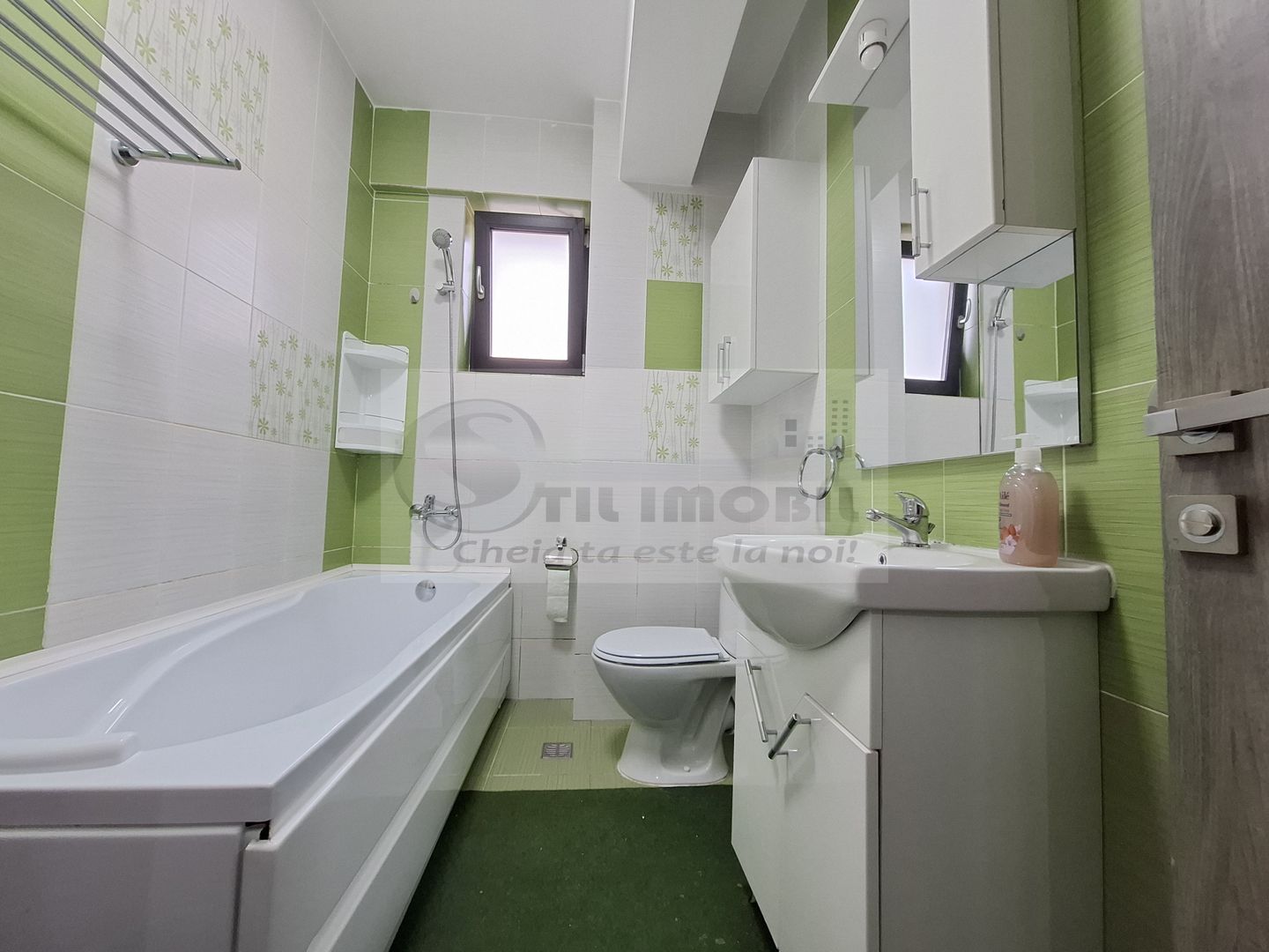 Apartament 2 camere, bloc 2019, etaj 2/3, baie cu geam, semimobilat - Poză 12