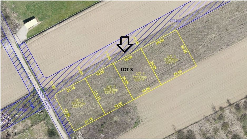 🏡 Teren intravilan – 4 loturi disponibile | Lugoj, Strada Crișan - Poză 3
