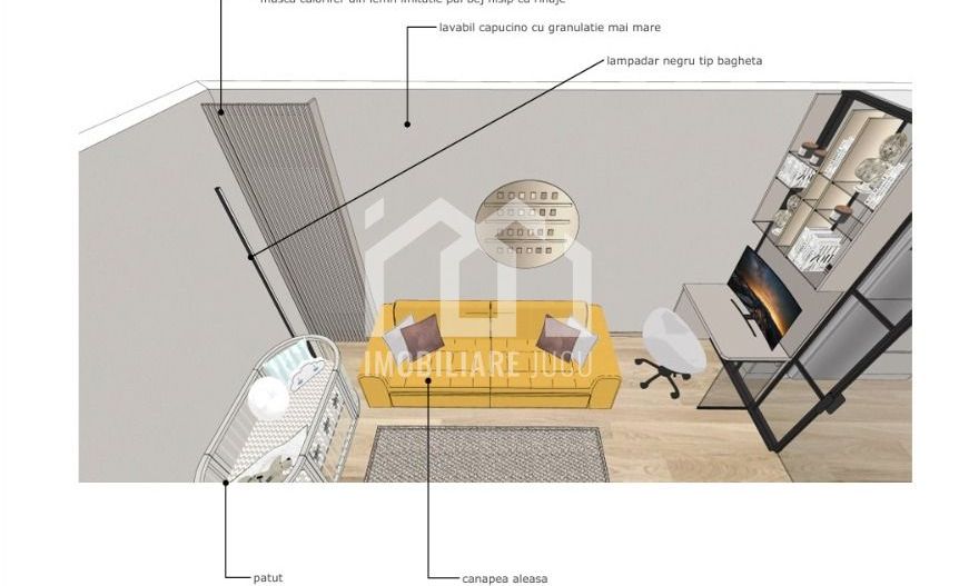 Apartament 2 camere finisat, 50mp,  Bloc nou, Sannicoara - Poză 19