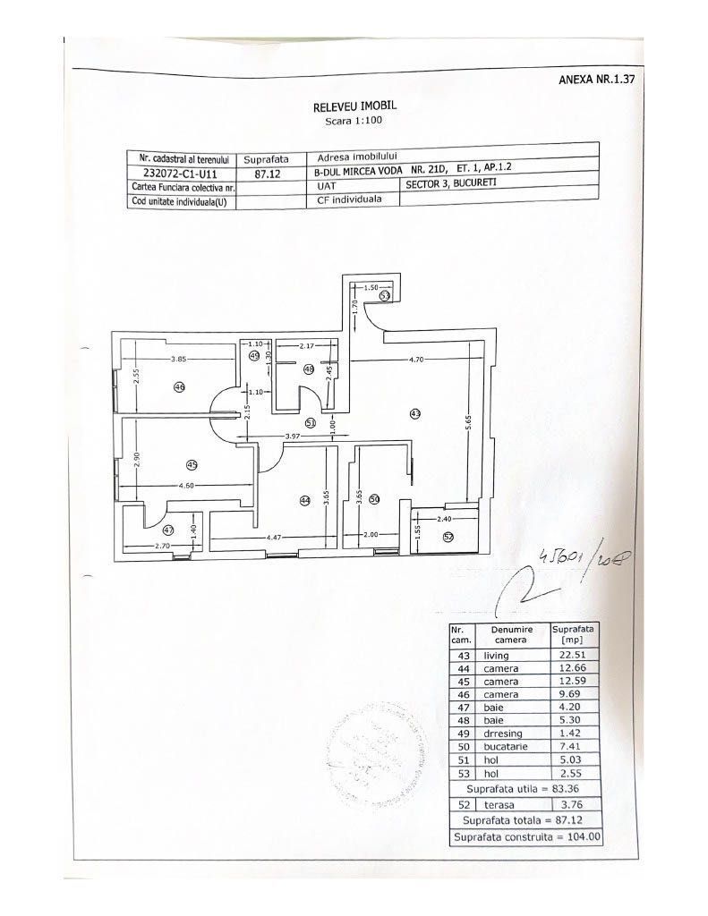 Apartament 4 camere -Unirii-Mircea Vodă - Poză 5