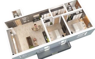 Apartament premium 73.5 mp utili 3 camere 2 bai etaj 1 zona Dna Stanca - Poză 11