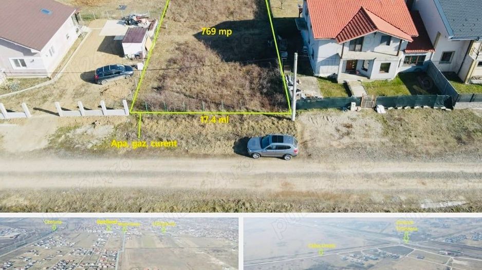 Calea Urseni-Centura | Teren 766 mp | Apa, Gaz, Curent - Poză 1
