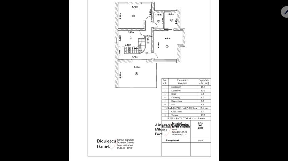 Cernica-Pantelimon Vila 5 camere teren 425mp - Schiță 10