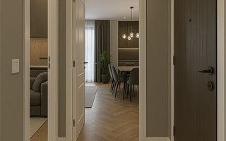 APARTAMENT 2 CAMERE+BIROU | PROIECT NOU | PREMIUM | STEFAN CEL MARE - Poză 3