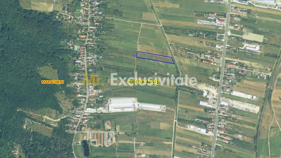 Teren intravilan 7.545 mp în ideal rezidențial sau hale - Poză 4