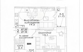 Vânzare, apartament, 2 camere, str. Durlești, Dumbrava - Poză 2