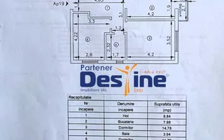 Apartament 2 camere decomandat 49 mp + balcon - Poză 11
