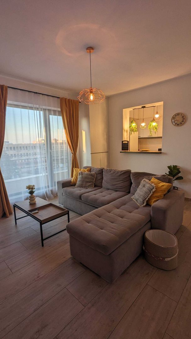 Închiriez apartament 2 camere, Unirii, openspace, centrală - Poză 1