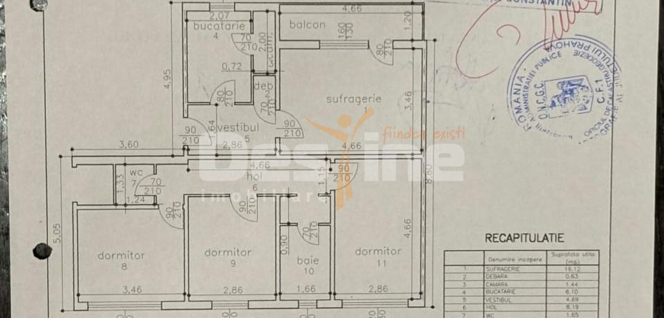 ​Apartament 4 camere, 2 bai – Zona Vest / Lacul Balea, etaj 3/4 - Poză 2