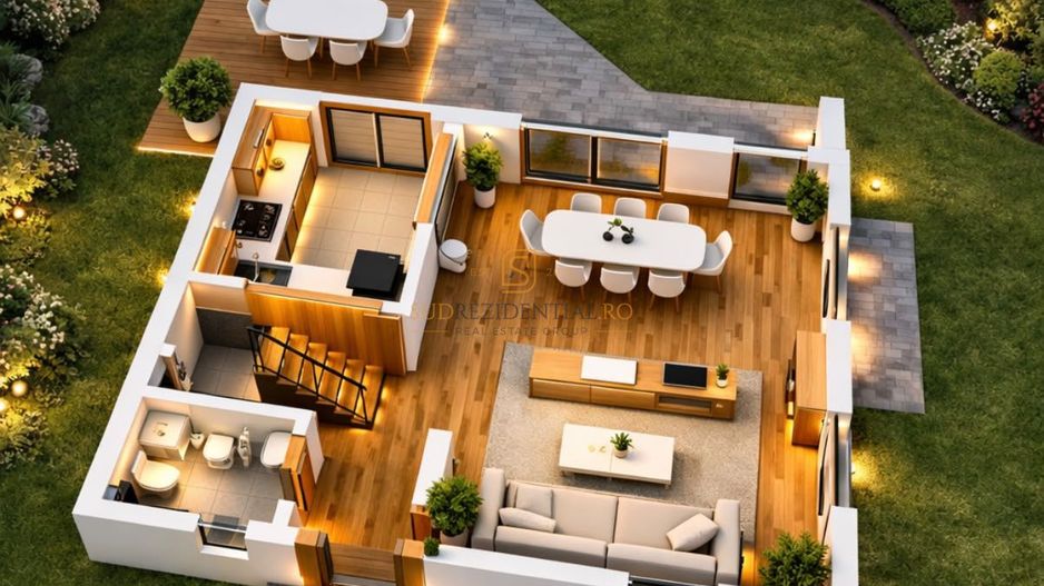 Vila Duplex cu design exclusiv si curte privata, Splaiul Unirii - Poză 4