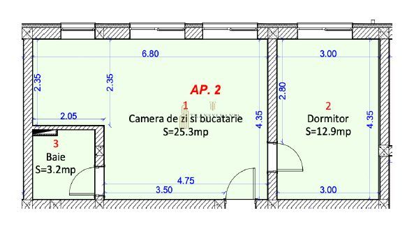 Apartament 2 camere cu gradina, Zona Shopping City - Poză 1