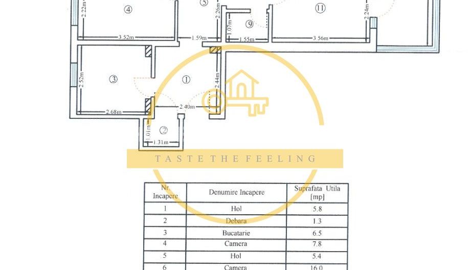 Apartament 3 Camere 90mp!-Mobilat &Utilat/-Bloc din 1982-Nicolina 1 - Poză 7