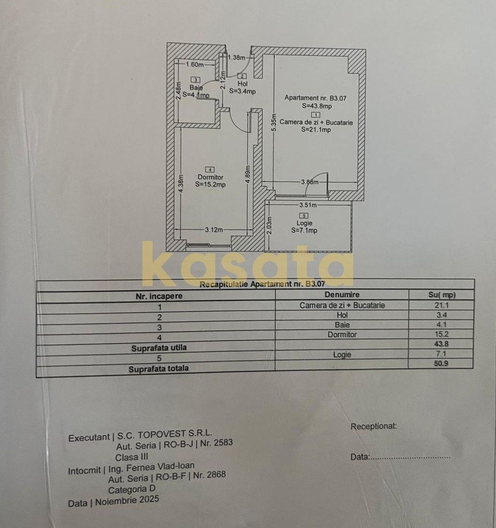 2 CAMERE, PARCARE SUBTERANĂ INCLUSĂ – PALLADY - Schiță 8