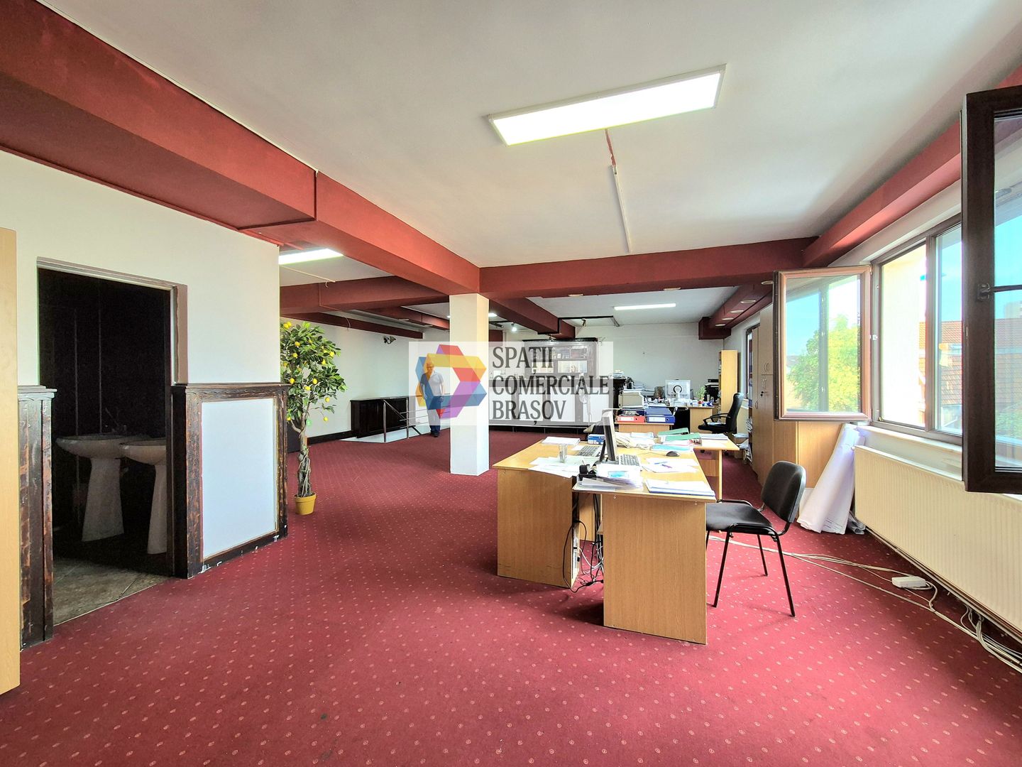 Spatiu birouri de închiriat Brașov 300 mp # spatii-comerciale-brasov.ro - Poză 5