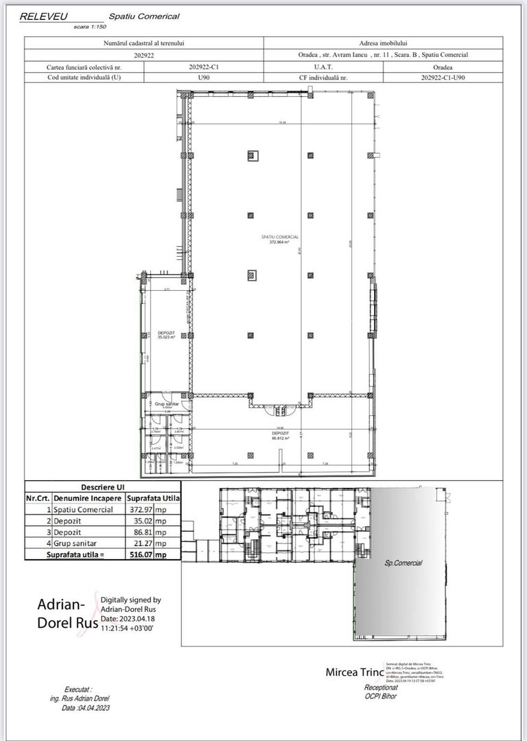 Chirie sp. comercial, openspace, ultracentral, 500 mp-16 euro/mp+tva - Poză 4