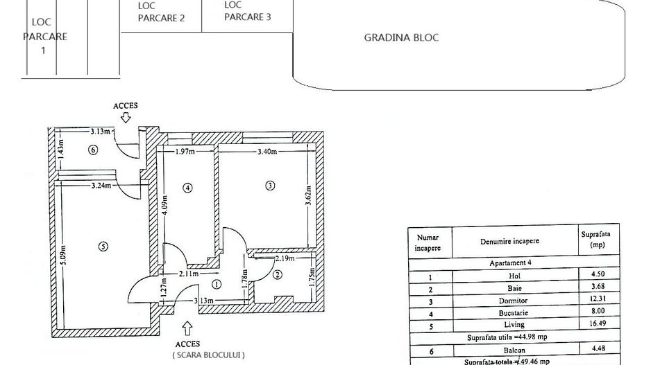 Apartament 2camere decomandat 50mp Popesti Leordeni -Soseaua Oltenitei - Poză 4