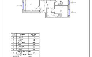 3 camere 5 minute METROU 1 DECEMBRIE/decomandat/centrala - Poză 6