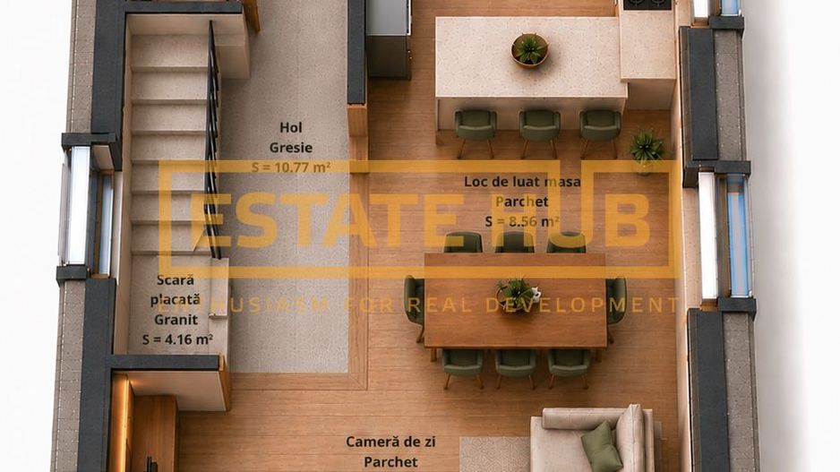 Duplex premium cu eficiență energetică ridicată - Cartier Europa, Aleea Muzicii - Poză 8