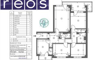 DE VÂNZARE APARTAMENT 4 CAMERE – CALEA VICTORIEI – BLOC REABILITAT - Schiță 10