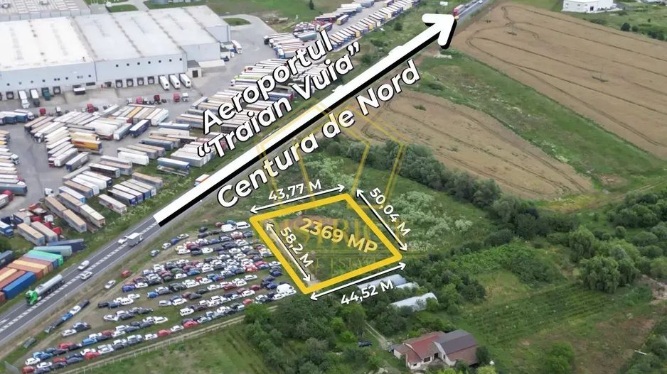 Teren intravilan pentru servicii sau industrial | Dumbravita - Poză 1