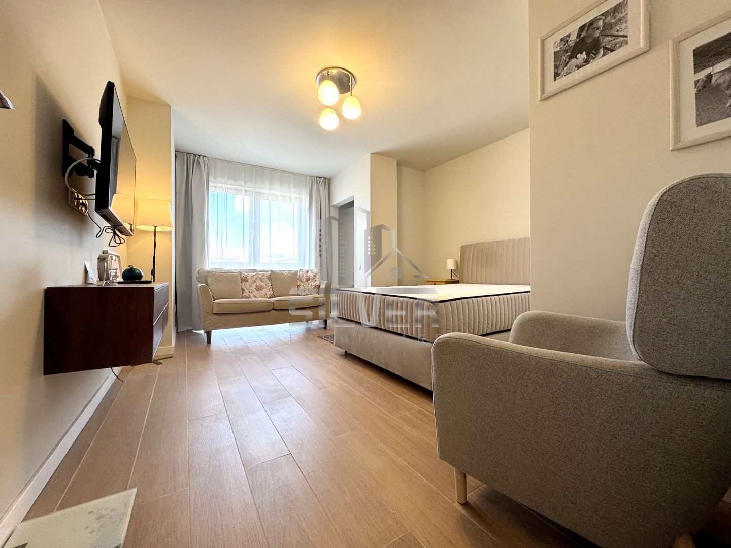 Apartament in imobil nZEB/parcare cu CF/complet mobilat si utilat. - Poză 1