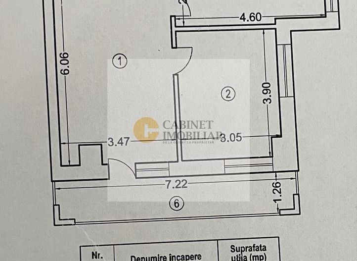 2 camere | Bd. Timisoara | Bloc 2023 | 50 mp utili - Schiță 8