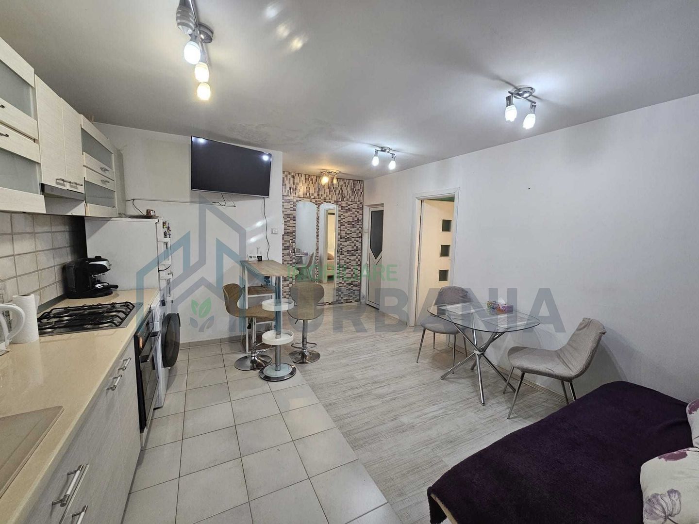 Apartament 2 camere de închiriat, CUG, 36 mp, etaj 7/8 - Poză 2