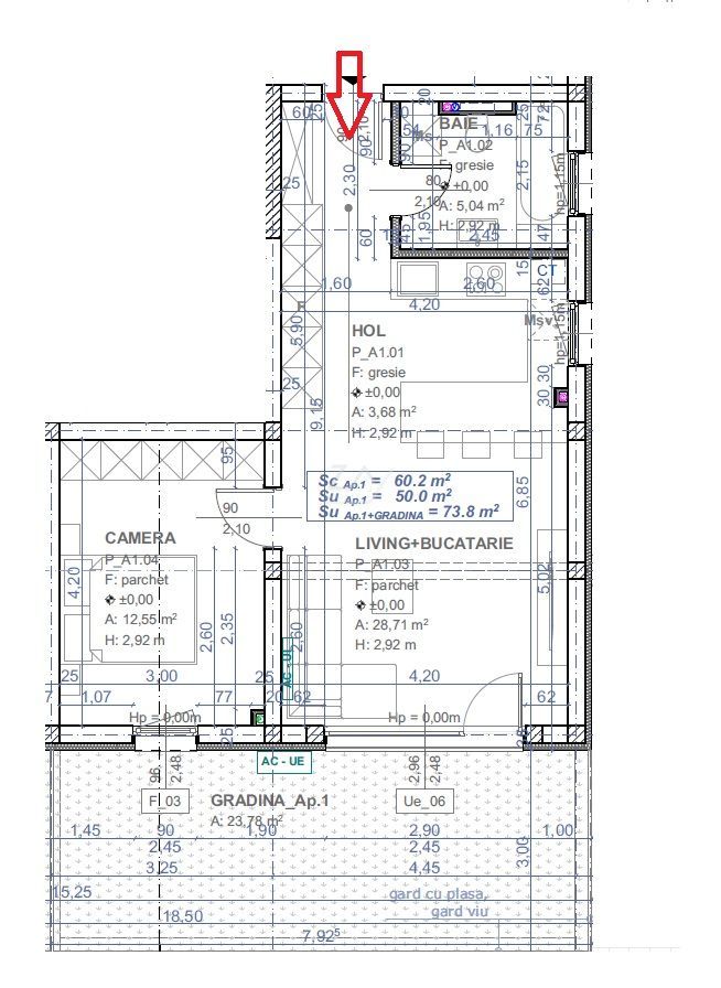 Bloc finalizat. Gradina proprie 25 mp. Loc de parcare. - Poză 8