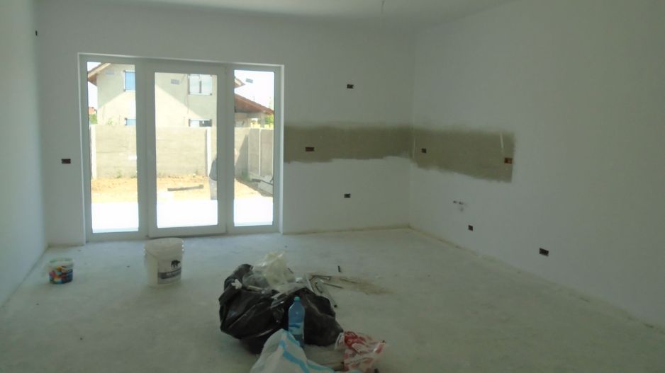 Sanandrei, Duplex pe PArter , 3 Dormitoare, 2 bai, Dresing, Perete Dublu - Poză 15