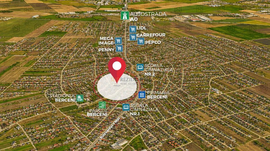 Teren Intravilan 947 mp, Bulevardul Principal / Comuna Berceni - Poză 3