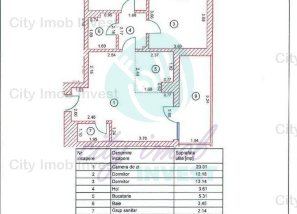 Apartament 3 camere cu două terase – Victoriei - Poză 3