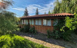 Cabana de lemn cu fundatie 86 mp+ livada pomi fructiferi+teren 847 mp - Poză 1
