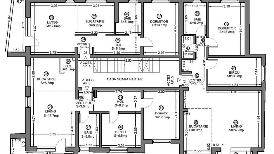 Apartament cu 3 camere. - Poză 14