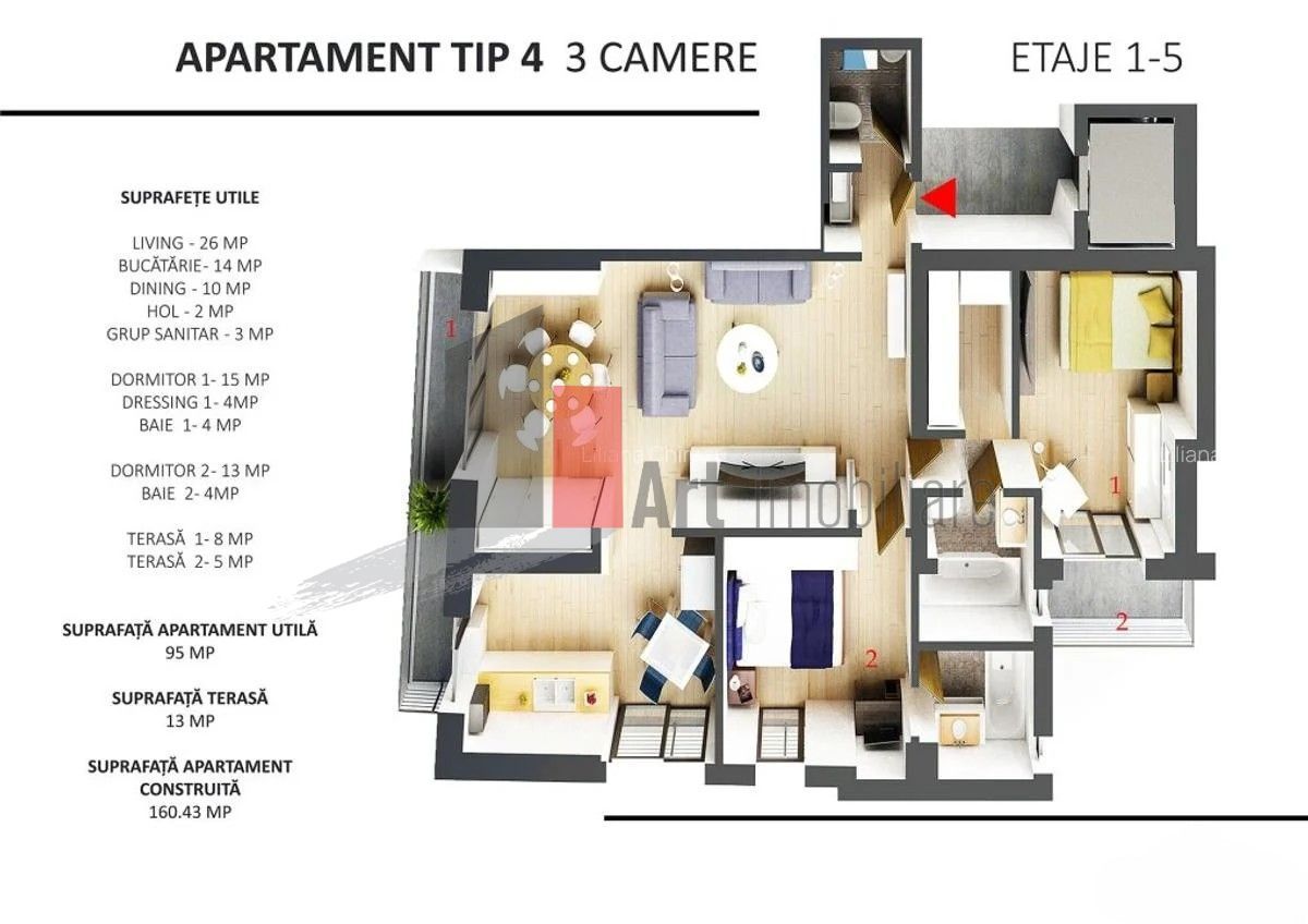 Apartamentul BOTICA'', Piata Victoriei, bloc exclusivist tip boutique - Poză 11