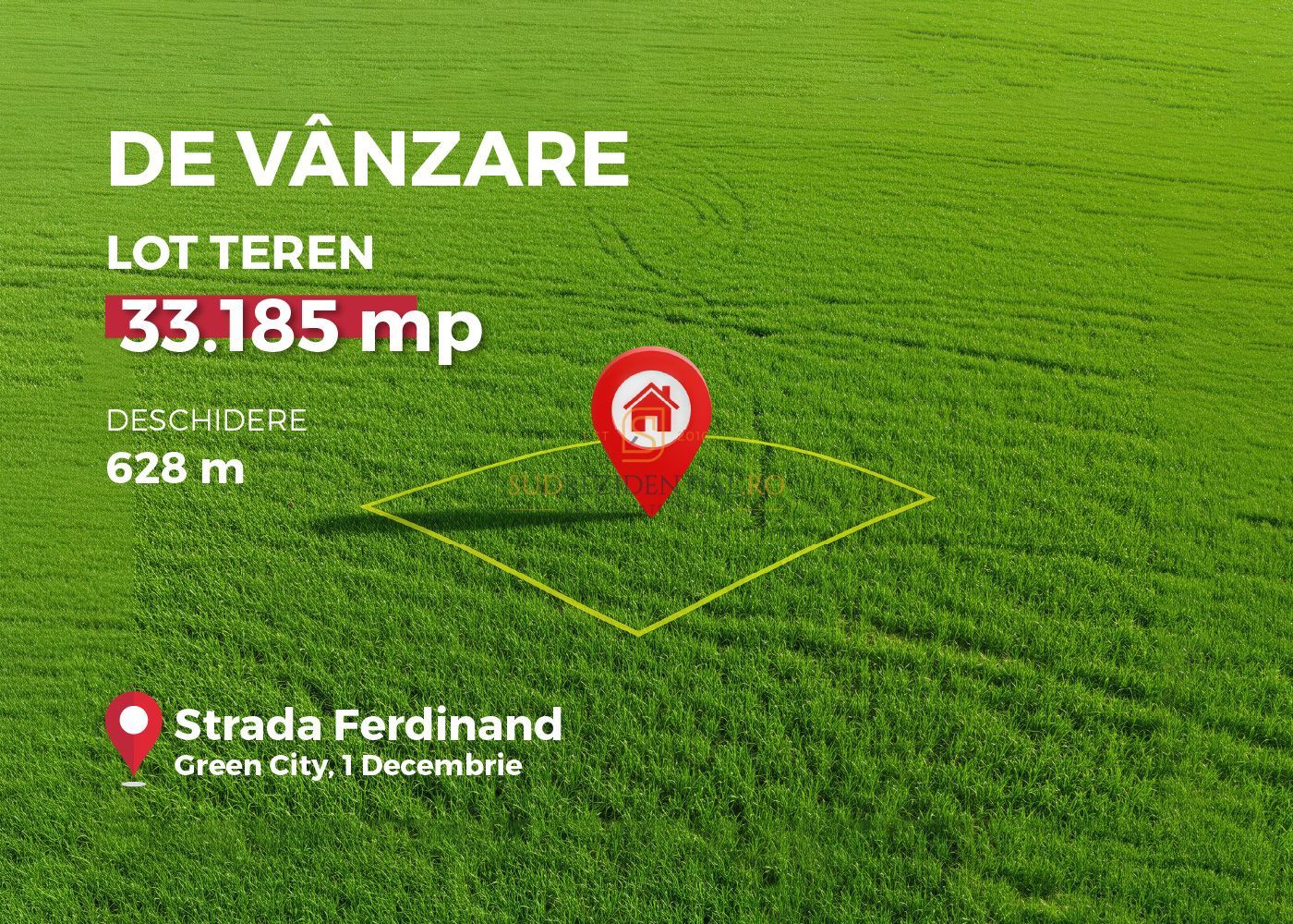 Teren intravilan, 1 Decembrie, deschidere DN5, certificat urbanistic - Poză 1