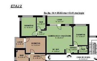 Apartament de vanzare/ Zona Terra / Floresti - Poză 15