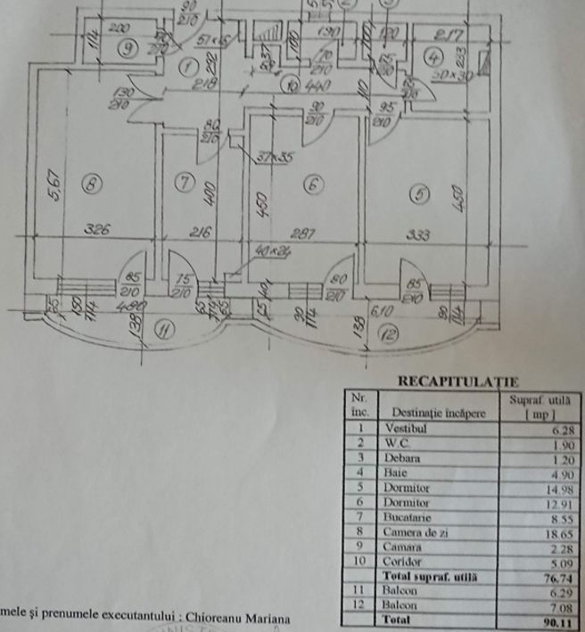 3 camere Splaiul Unirii | Radu Voda | Marasesti | bloc 1996 - Poză 20