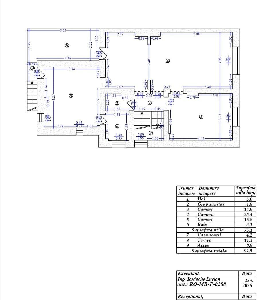 DUPLEX | ETAJ 1 + MANSARDA | LOC DE PARCARE | OPORTUNITATE - Schiță 14