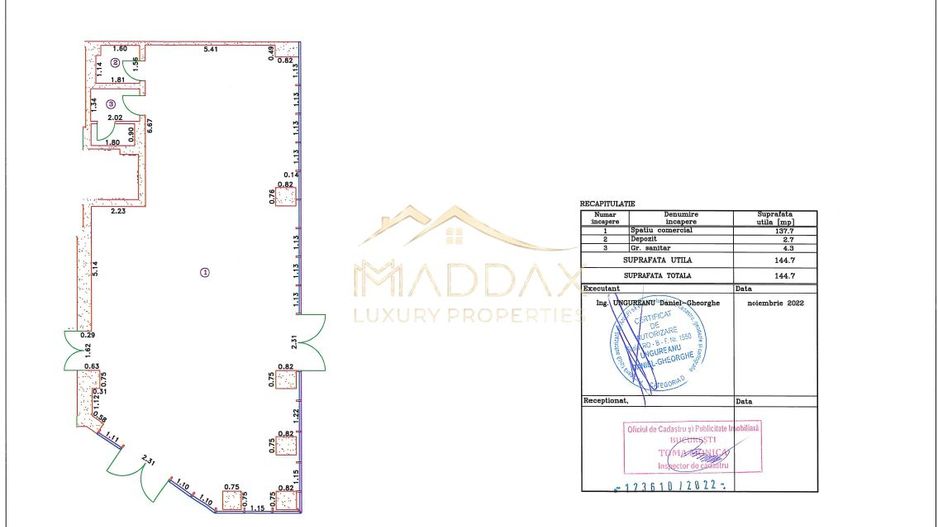 SPATIU COMERICAL/ 144.70 MP// ZONA POLITEHNICA - Poză 1