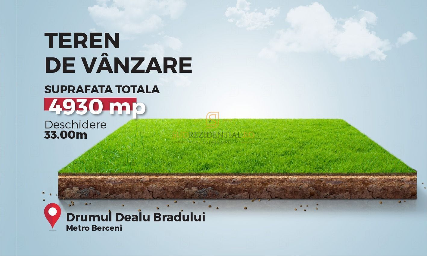 Teren intravilan 4930 mp,ideal constructii rezidentiale,Bd.Metalurgiei - Poză 1