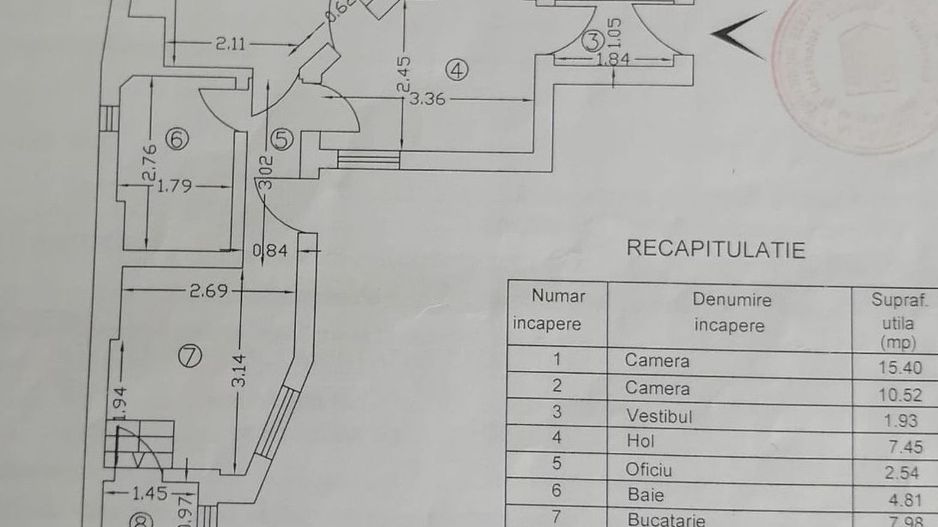 Apartament în Vila Interbelica | Centrală proprie - Schiță 8