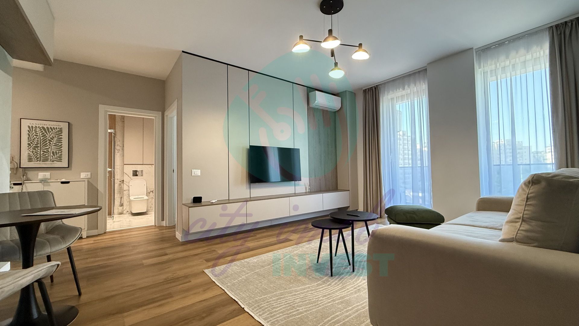 Apartament 2 camere bloc boutique cu loc de parcare, Piata Alba Iulia - Poză 1
