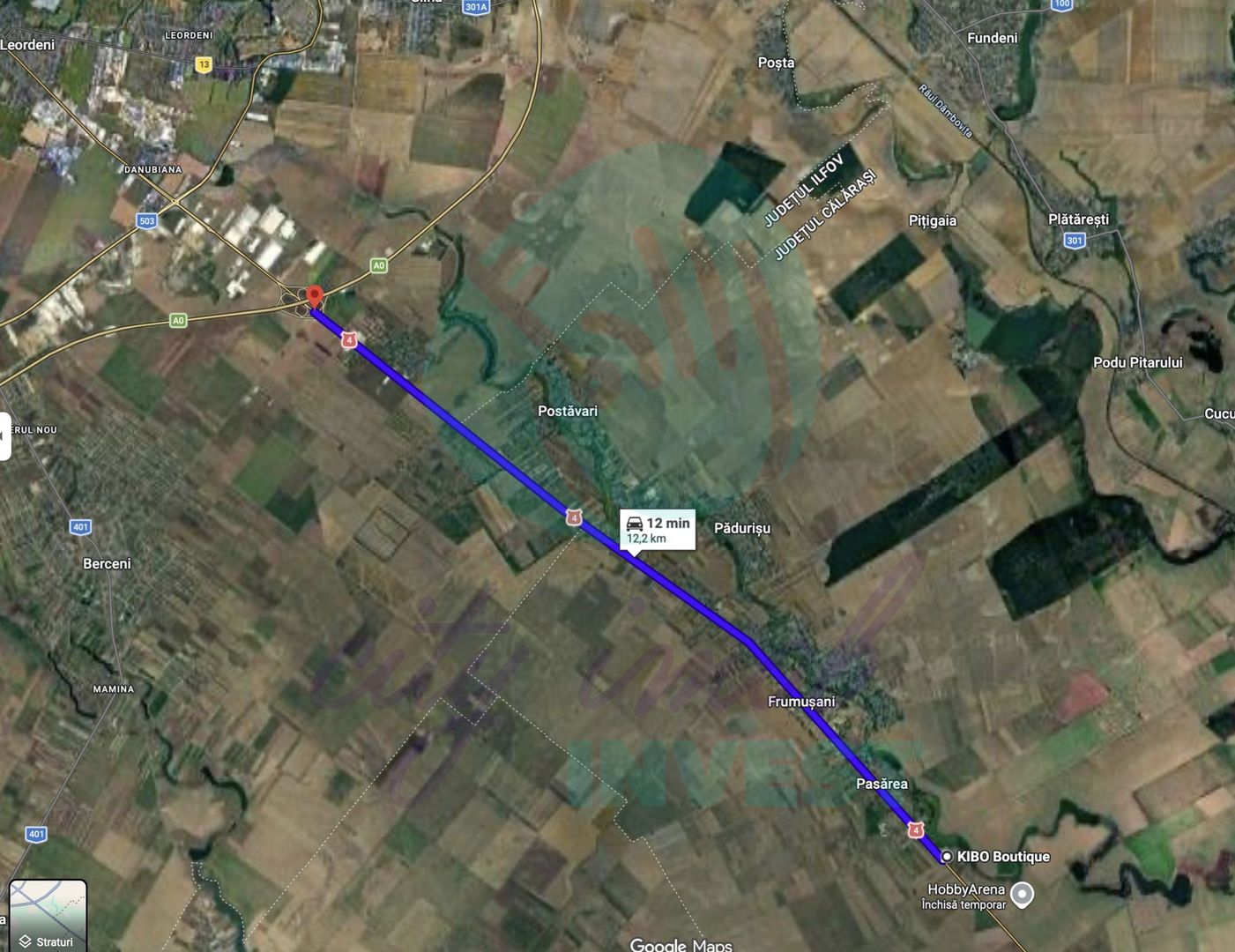 Teren intravilan 1.000 mp | Lângă Balta Pasărea | 20 de min de București - Poză 3